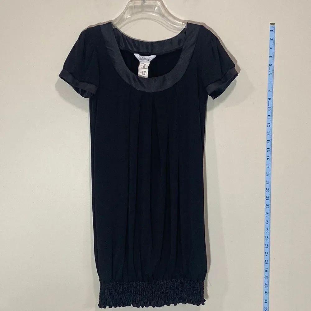 Cute Black Short Sleeve Mini Dress By Speechless. Size Medium.